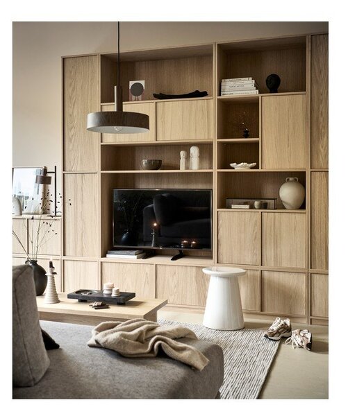 Модулен шкаф в дъбов декор в естествен цвят 40x199 cm Modulair - vtwonen