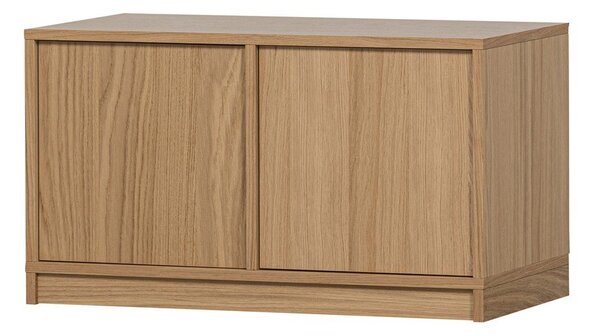 Модулна маса за телевизор с дъбов декор в естествен цвят 77x44 cm Modulair - vtwonen
