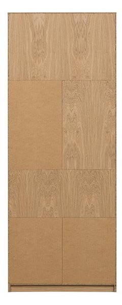 Модулен шкаф за книги в естествен дъб 77x199 cm Modulair - vtwonen