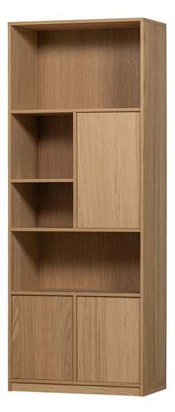 Модулен шкаф за книги в естествен дъб 77x199 cm Modulair - vtwonen