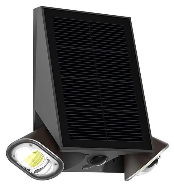 Viking - соларно LED настенно осветително тяло с димер и сензор LED/1,3W/3,7V IP44 4000K