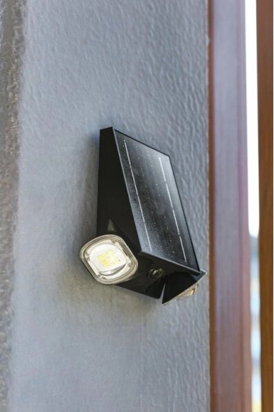 Viking - соларно LED настенно осветително тяло с димер и сензор LED/1,3W/3,7V IP44 4000K