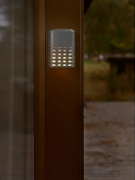 Nordlux - Външно стенно осветително тяло SIDARA 1xE27/15W/230V IP54 антрацит