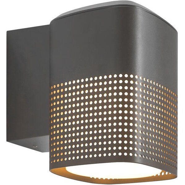 Nordlux - Външно стенно осветително тяло SIDARA 1xE27/15W/230V IP54 антрацит