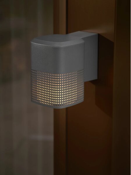 Nordlux - Външно стенно осветително тяло SIDARA 1xE27/15W/230V IP54 антрацит
