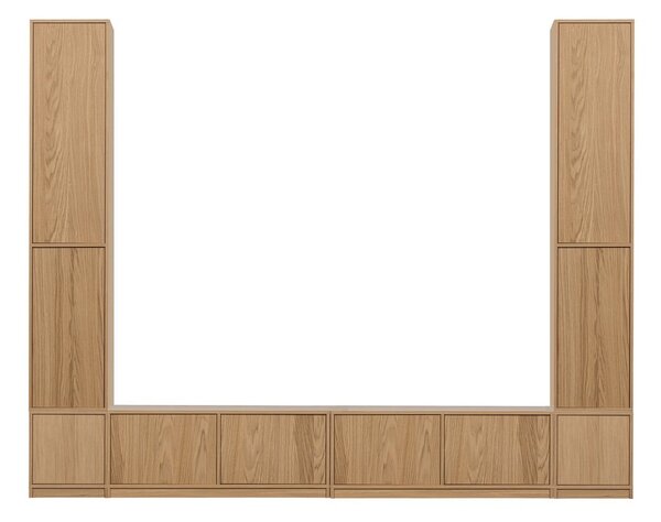 TV комплект от декор от дъб в естествен цвят 300x243 cm Modulair – vtwonen