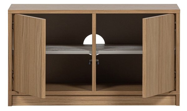Модулна библиотека от декор от дъб в естествен цвят 217x243 cm Modulair – vtwonen