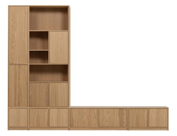 TV комплект от декор от дъб в естествен цвят 304x243 cm Modulair – vtwonen