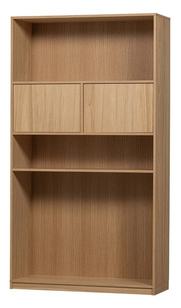 Модулна библиотека от декор от дъб в естествен цвят 264x243 cm Modulair – vtwonen