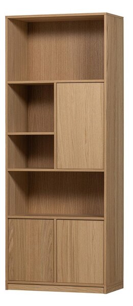 Модулна библиотека от декор от дъб в естествен цвят 157x199 cm Modulair – vtwonen