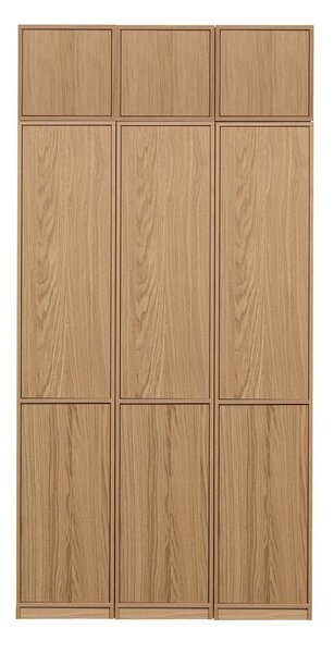 Модулна библиотека от декор от дъб в естествен цвят 120x243 cm Modulair – vtwonen
