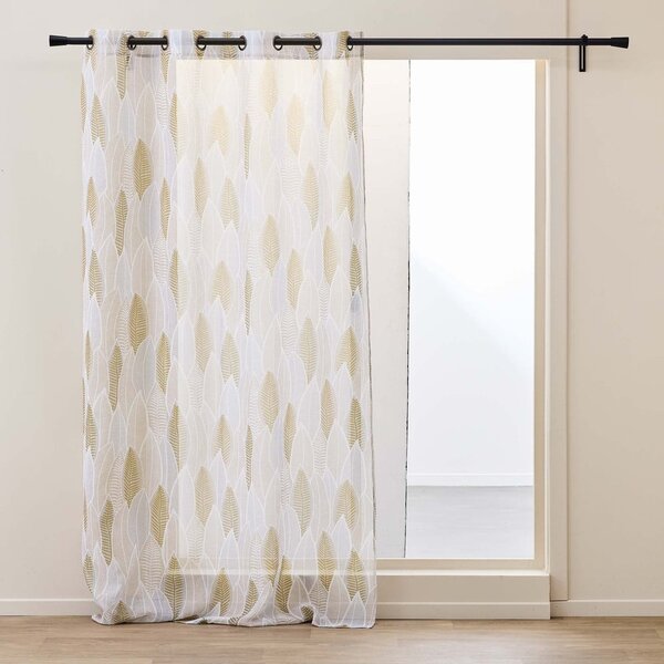Бежова завеса от воал 140x240 cm Kim – douceur d'intérieur
