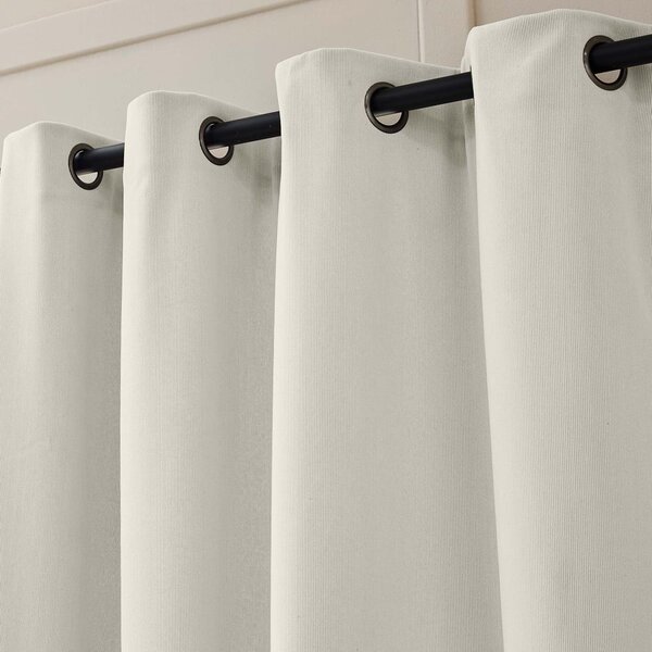 Бежово термо перде от рипсено кадифе 140x260 cm Madison – douceur d'intérieur