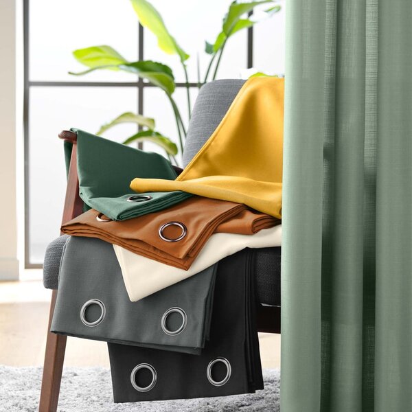 Кафяво перде 140x260 cm Soline – douceur d'intérieur