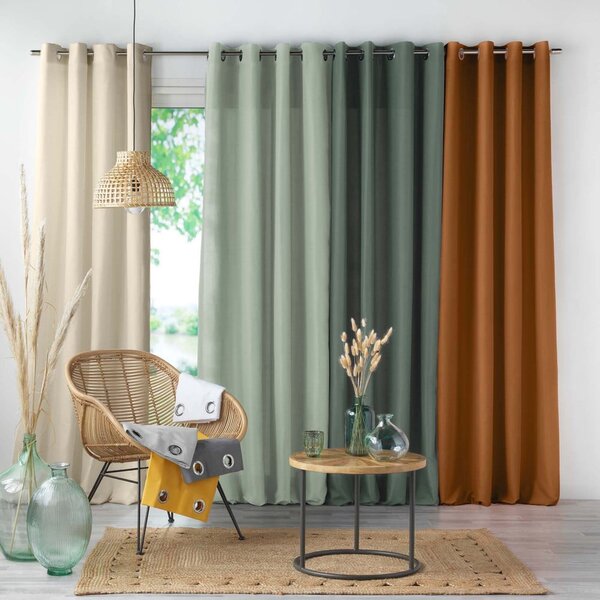 Кафяво перде от микрофибър 140x260 cm Absolu – douceur d'intérieur