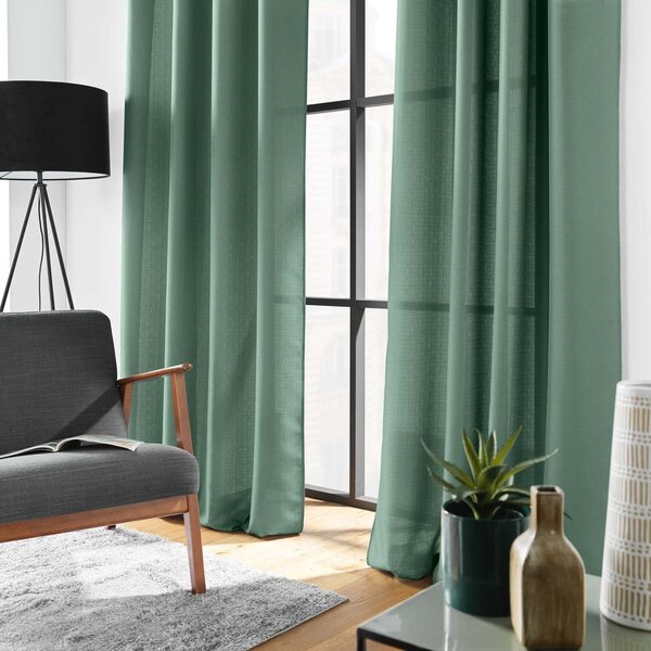 Зелено перде 140x260 cm Soline – douceur d'intérieur