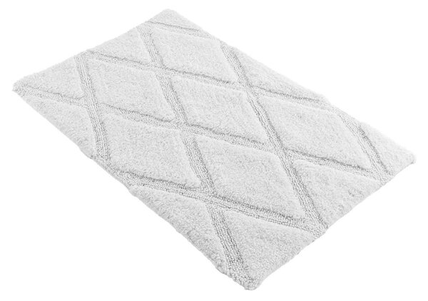 Бял килим за баня 50x80 cm Thais – douceur d'intérieur