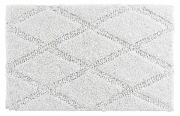 Бял килим за баня 50x80 cm Thais – douceur d'intérieur