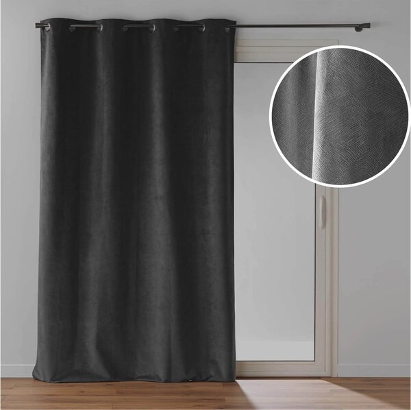 Антрацитно перде 140x260 cm Olympe – douceur d'intérieur