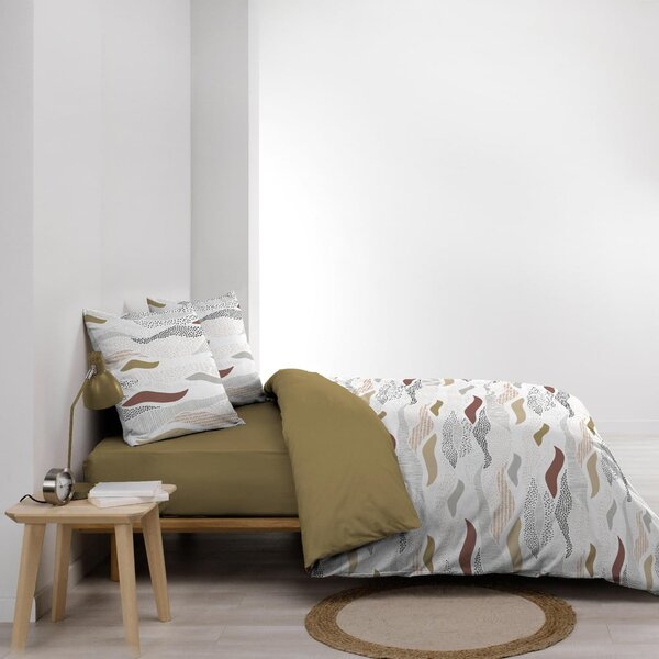 Бяло двойно удължено спално бельо от микрофибър 240x220 cm Zenith – douceur d'intérieur