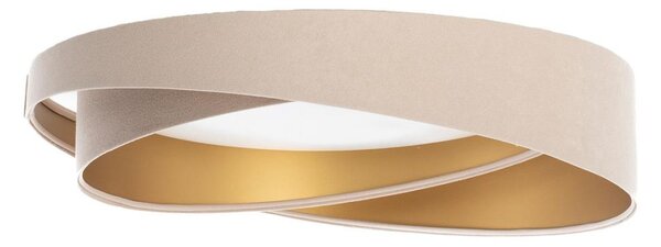 LED таванно осветително тяло GALAXY MODERN LED/24W/230V Ø 55 см бежово/златисто