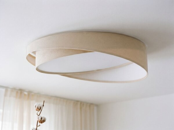 LED таванно осветително тяло GALAXY MODERN LED/24W/230V Ø 55 см кремаво/бяло