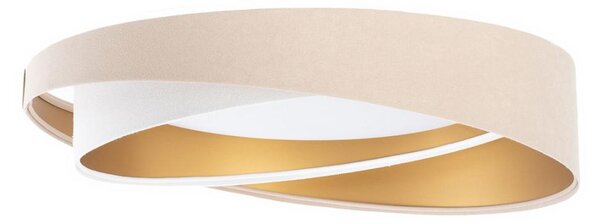 LED таванно осветително тяло GALAXY MODERN LED/24W/230V Ø 55 см бежово/бяло/златно