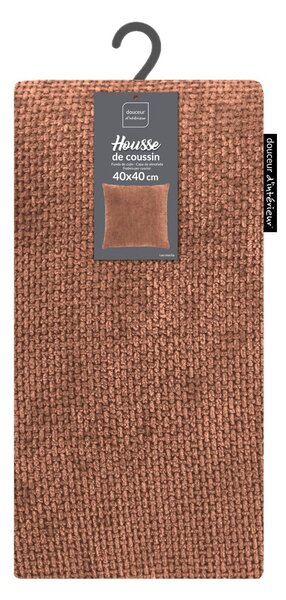 Калъфка за възглавница от шенил 40x40 cm Leo – douceur d'intérieur