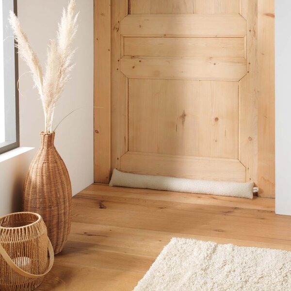 Кремаво уплътнение за врата 10x80 cm Wooly – douceur d'intérieur