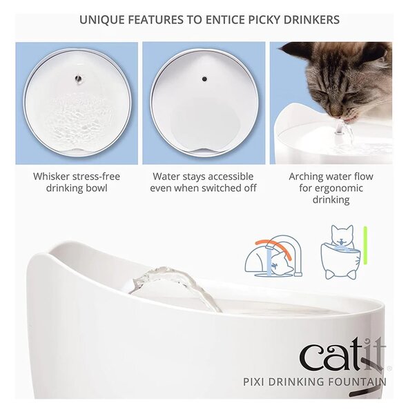 Фонтан за котка ø 22 cm Catit Pixi - Plaček Pet Products