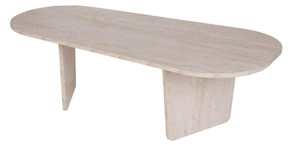 Холна маса ROND 130x65 cm бежова