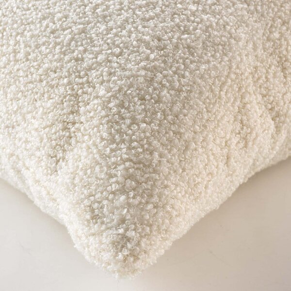 Декоративна възглавница от букле 45x45 cm Wooly – douceur d'intérieur
