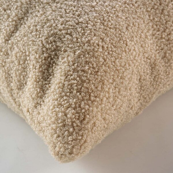 Декоративна възглавница от букле 45x45 cm Wooly – douceur d'intérieur