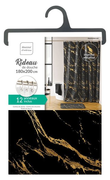 Завеса за душ 180x200 cm Aquamarbre – douceur d'intérieur