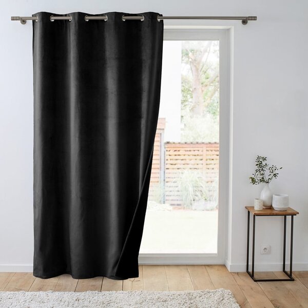 Черно термо перде 140x260 cm Polarchic – douceur d'intérieur