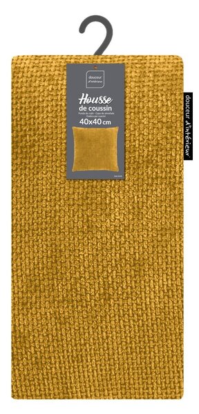 Калъфка за възглавница от шенил 40x40 cm Leo – douceur d'intérieur