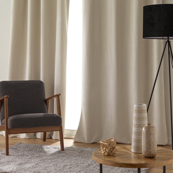 Бежово перде 140x260 cm Olympe – douceur d'intérieur