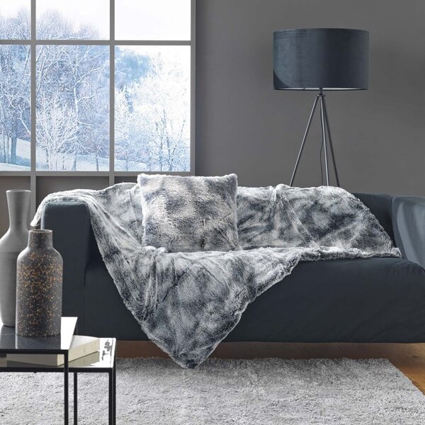 Декоративна възглавница от изкуствена кожа 45x45 cm Antartic – douceur d'intérieur