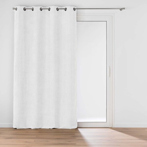 Бяло перде от шенил 140x260 cm Leo – douceur d'intérieur