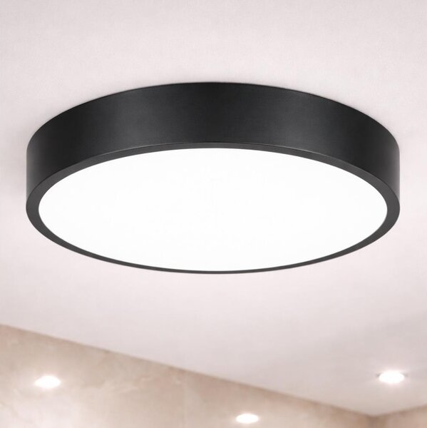 Brilagi - LED таванно осветително тяло за баня POOL LED/36W/230V Ø 40 см IP54 черно
