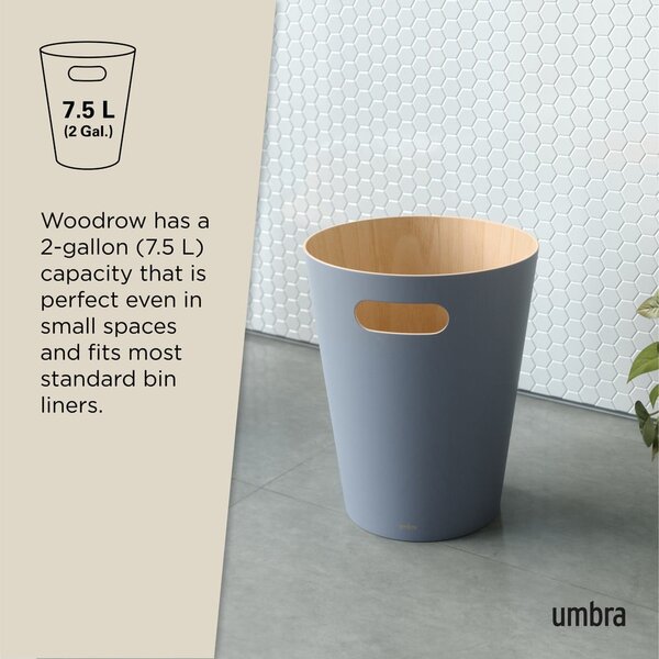 Синьо кошче за боклук 7,5 l Woodrow – Umbra