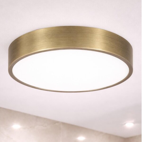 Brilagi - LED таванно осветително тяло за баня POOL LED/36W/230V Ø 40 см IP54 месинг