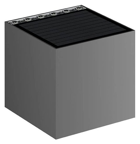 Viking - LED димируема соларна стенна лампа LED/1W/3,7V IP54 4000K 2000 mAh