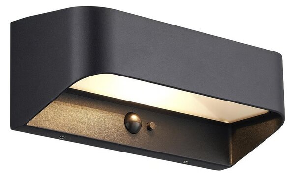 Nordlux - LED соларно осветително тяло с вграден сензор MARCELLIO LED/5W/5V IP54 черно