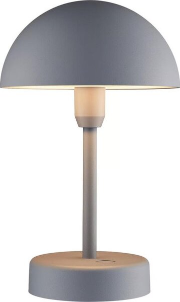 Nordlux - LED презареждаема външна настолна лампа с регулируема яркост ELLEN LED/2,8W/3,7V IP44 сива
