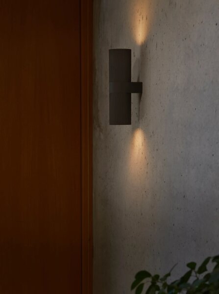 Nordlux - Външна стенна лампа KYKLOP 2xE27/15W/230V IP54