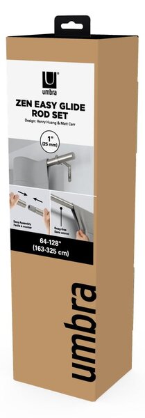 Стоманен разширяем прът за завеси 163 - 325 cm Zen – Umbra