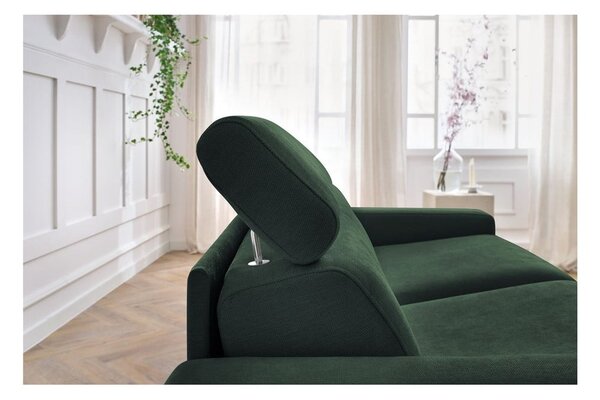 Тъмнозелен разтегателен диван 195 cm Monaco – Bobochic Paris