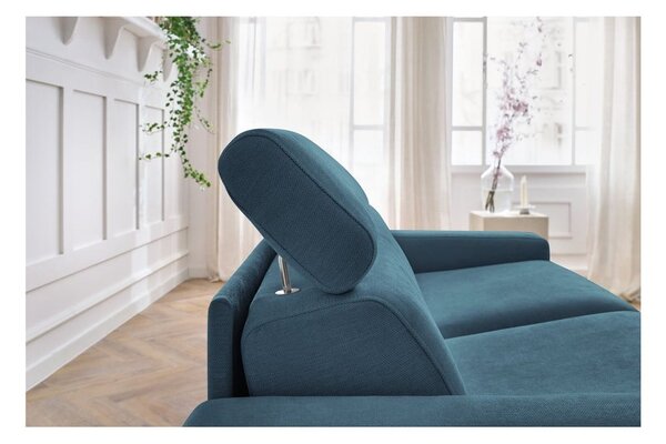 Син разтегателен диван 195 cm Monaco – Bobochic Paris