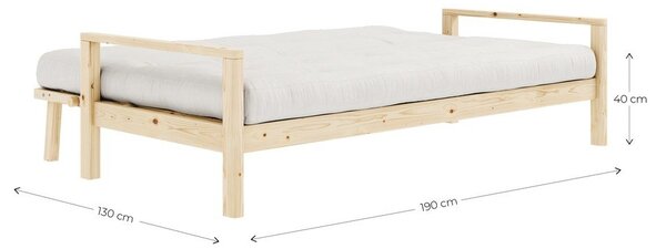 Кремав разтегателен диван 205 cm Knob - Karup Design
